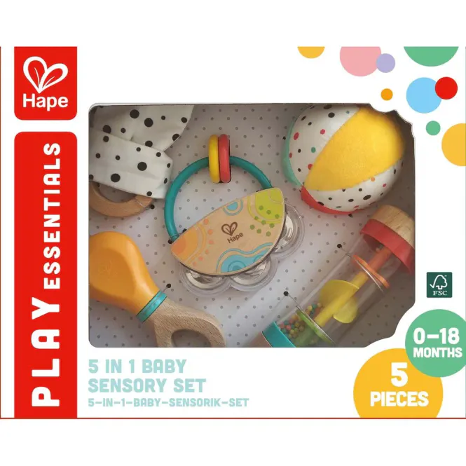 Hovedbilde Hape 5-i-1 Baby Sanseleke-sett
