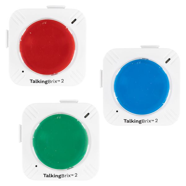 TalkingBrix 2 – sett med 3 taleklosser (ASK)