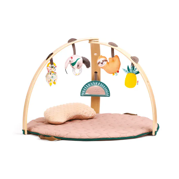 Aktivitetsmatte med Tresøyler