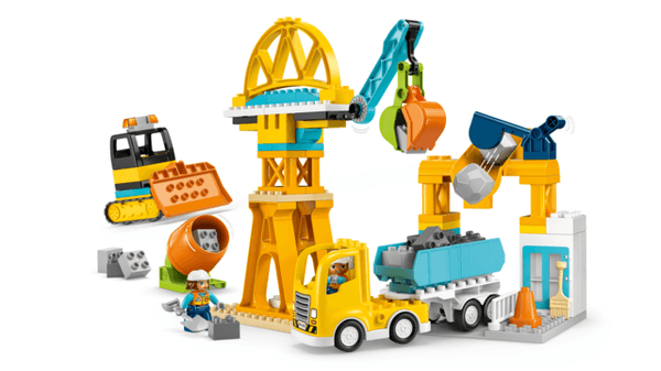 LEGO® DUPLO Town 3-i-1 Byggeplass med anleggsmaskiner - 84 deler