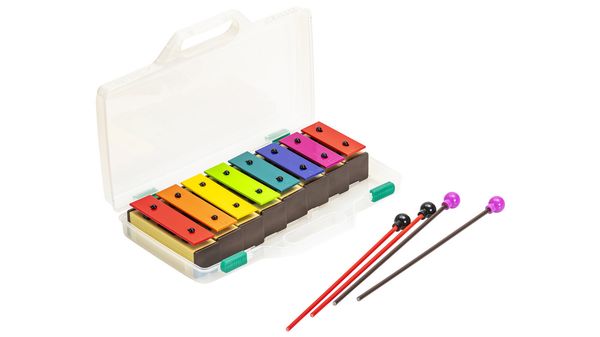 Klangblokker – Sopran (Boomwhackers®-farger), sett med 8 stk.