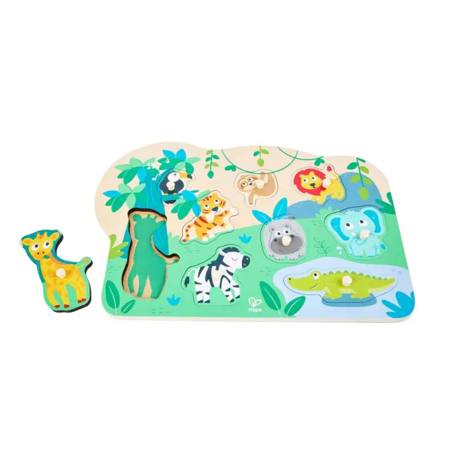 Hovedbilde Hape Ville Dyr Knottpuslespill