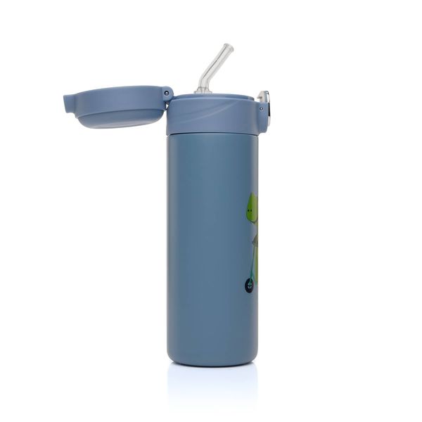 Drikkeflaske med sugerør - Blå