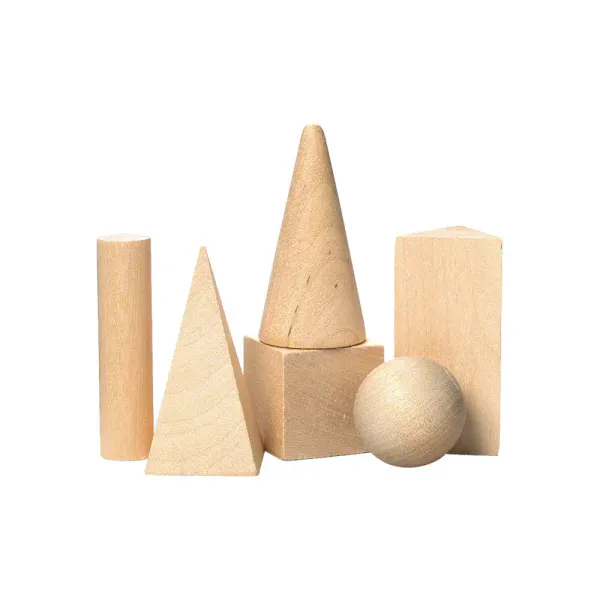 Mini geometriske former – Sett med 6