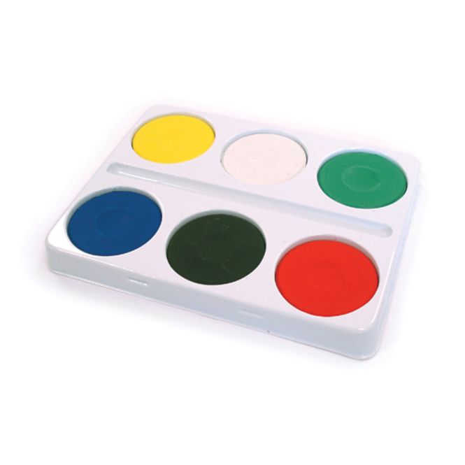 Hovedbilde Maleripalett med 6 fargeblokker – Stor