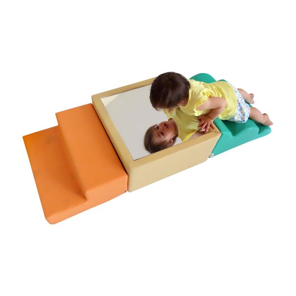 Skumtrapper med speilmodul - 140 × 50 × 25cm