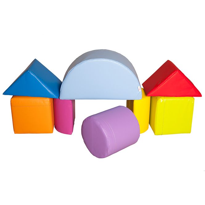 Hovedbilde Puslesett med 8 deler – geometriske ...