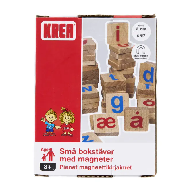 Hovedbilde KREA Magnetiske Små Bokstaver