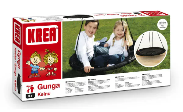 KREA Sansehuske – Sort, Ø100 cm