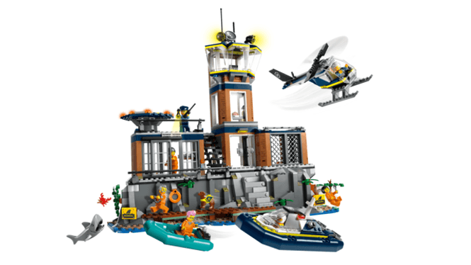 Hovedbilde LEGO® City Politiets fengselsøy 