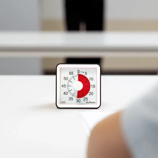Timer Konsentrasjonsklokke – Firkantet