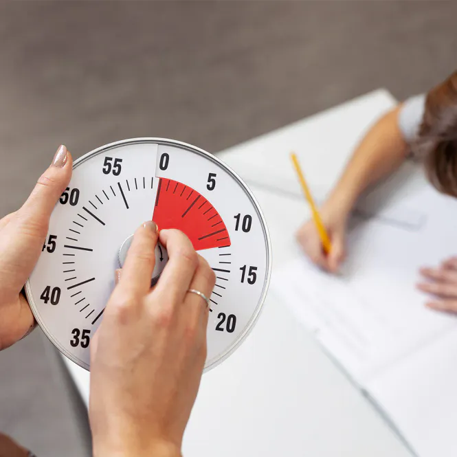 Hovedbilde Timer Konsentrasjonsklokke, rund