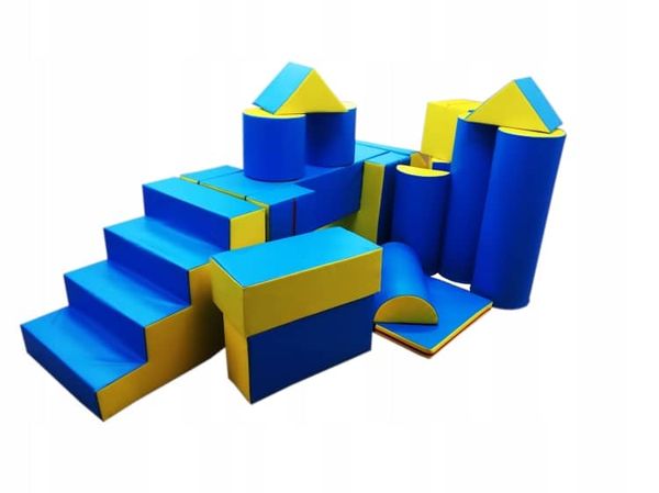 Store Skumfigurer, sett med 19 elementer