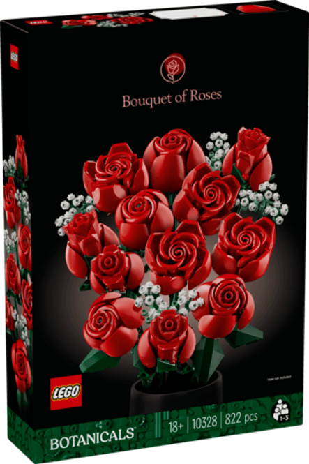 Hovedbilde LEGO® Botanicals Rosebukett - 822 deler