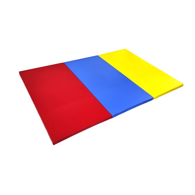 Hovedbilde Flerfarget sammenleggbar lekematte, 180 x 120 x 4 ...